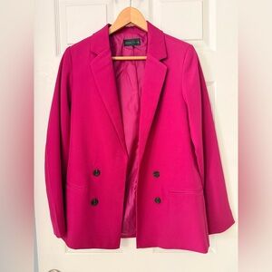 lefties fuchsia blazer - small